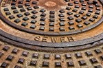 Close up of typical man-hole Cover.